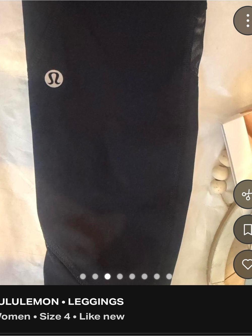 lululemon athletica Black Leggings with Zipper Pockets - Picture 8 of 10